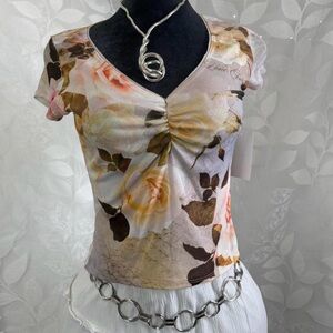 Romantic Floral Women's Top